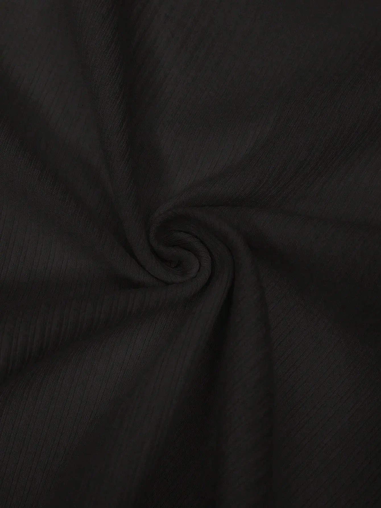 Black Women’s Slim Fit Solid Rib Knit Stretchable Top Istyle Can