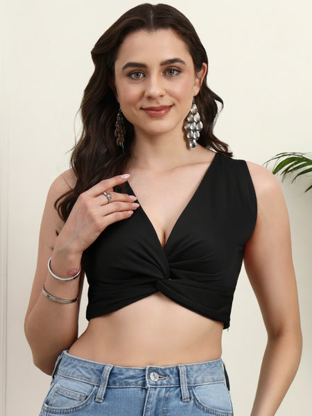 Black Crop Top - Look Shot