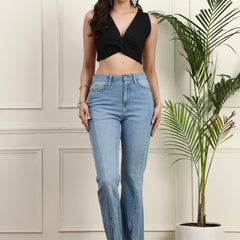 Black Crop Top - Additional View 2