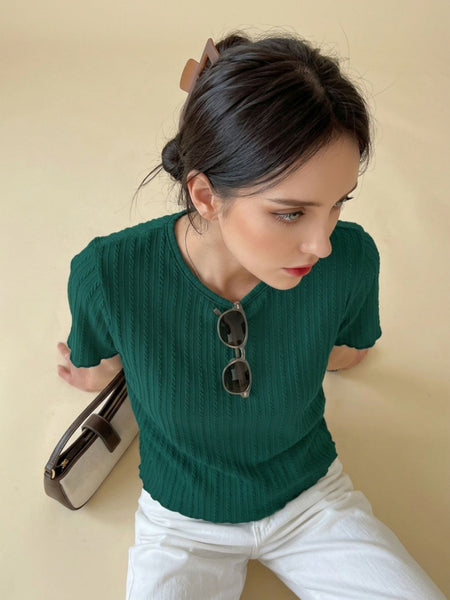 Green t-shirt