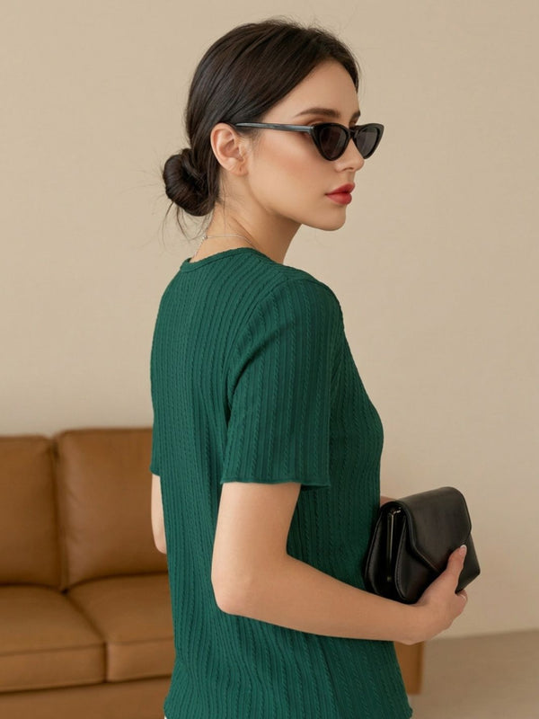 Green t-shirt