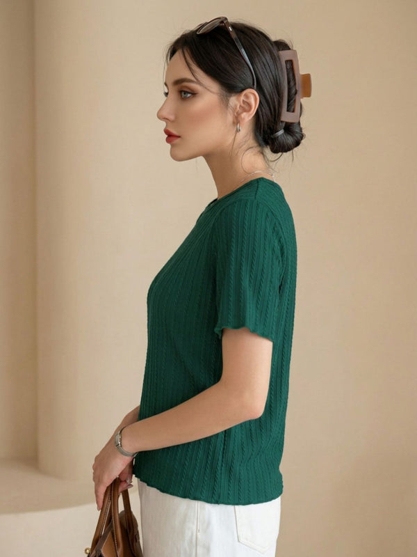 Green t-shirt