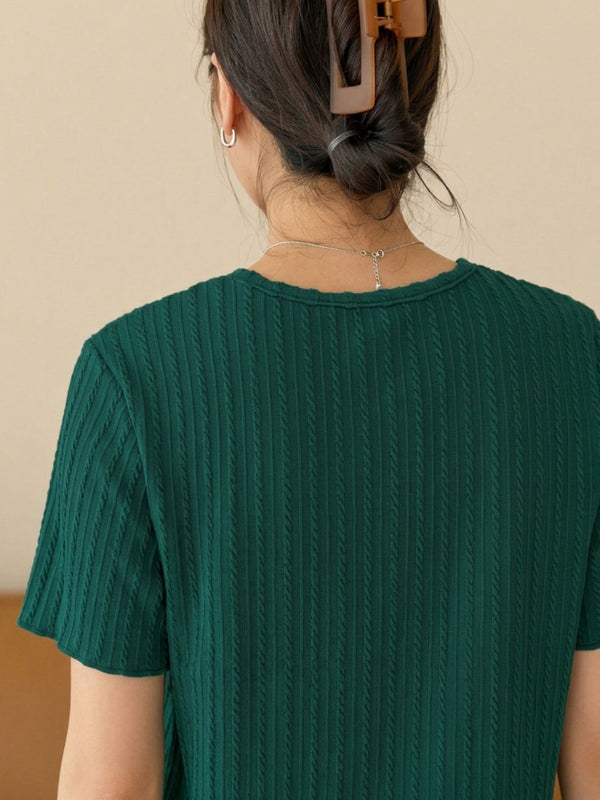 Green t-shirt