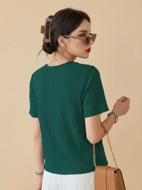 Green t-shirt