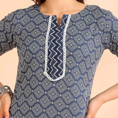 Istyle Can Cotton Printed Kurta Pant Dupatta Set for Women My Store