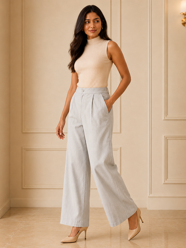 Women's Wide-Leg Trousers