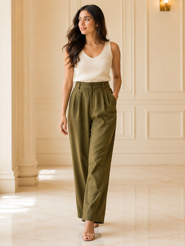Women's Wide-Leg Trousers