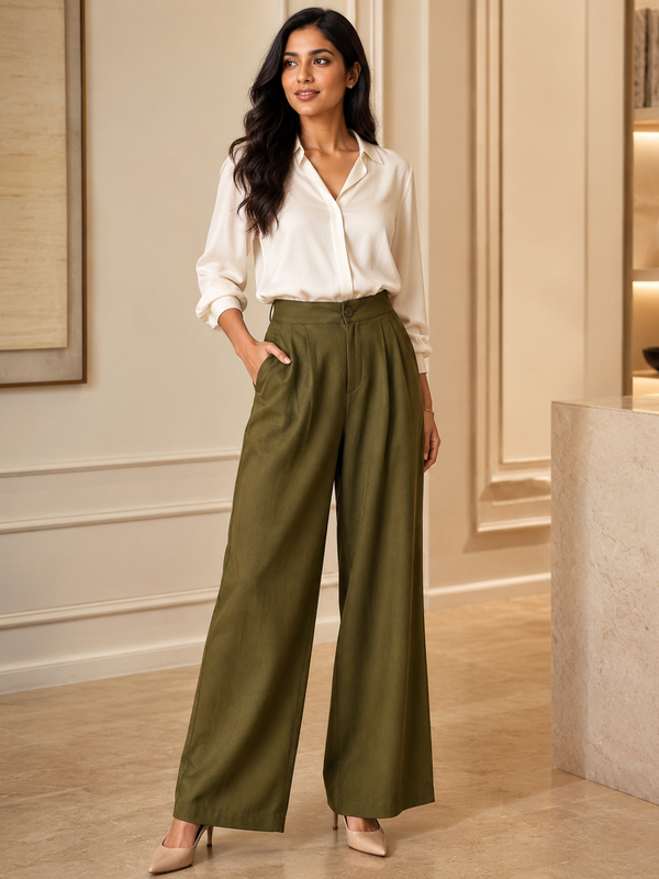 Women's Wide-Leg Trousers