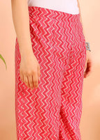 Istyle Can Pink Cotton Printed Kurta Pant Dupatta Set for Women My Store
