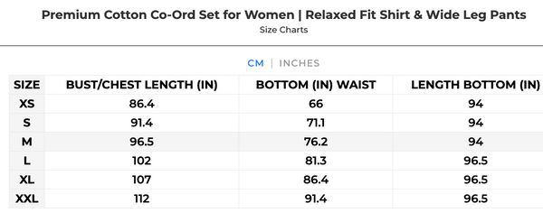 Women's Solid Cotton Co-Ord Set
