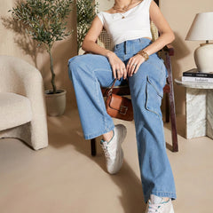 Women's White Solid/Plain Asymmetric Hem Stretchable Draped Crop Top