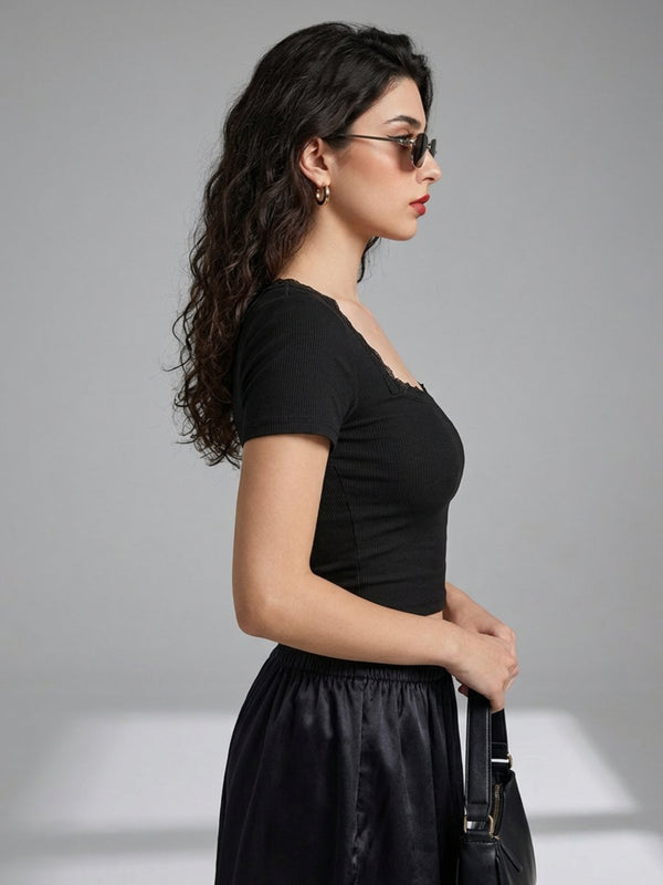 Black crop top view 12