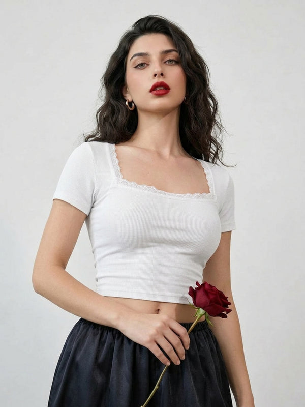 White crop top view 10