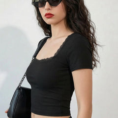 Black crop top view 8