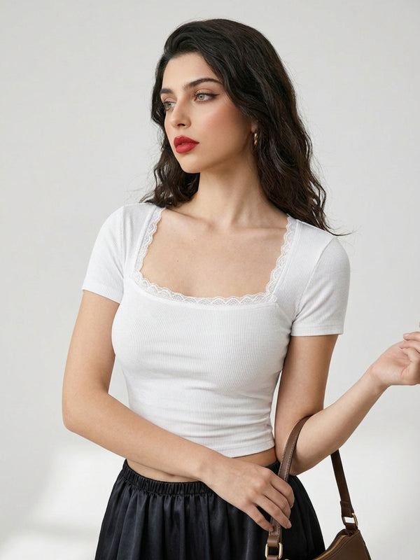 White crop top view 9