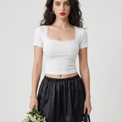 White crop top view 7