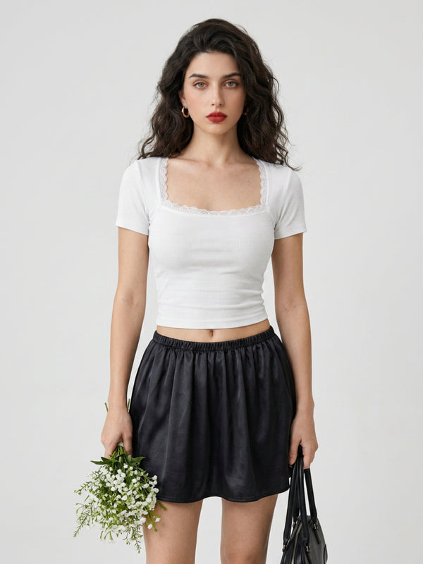 White crop top view 7