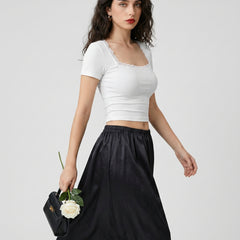 White crop top view 5