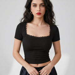 Black crop top view 14