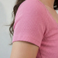 Pink crop top view 14