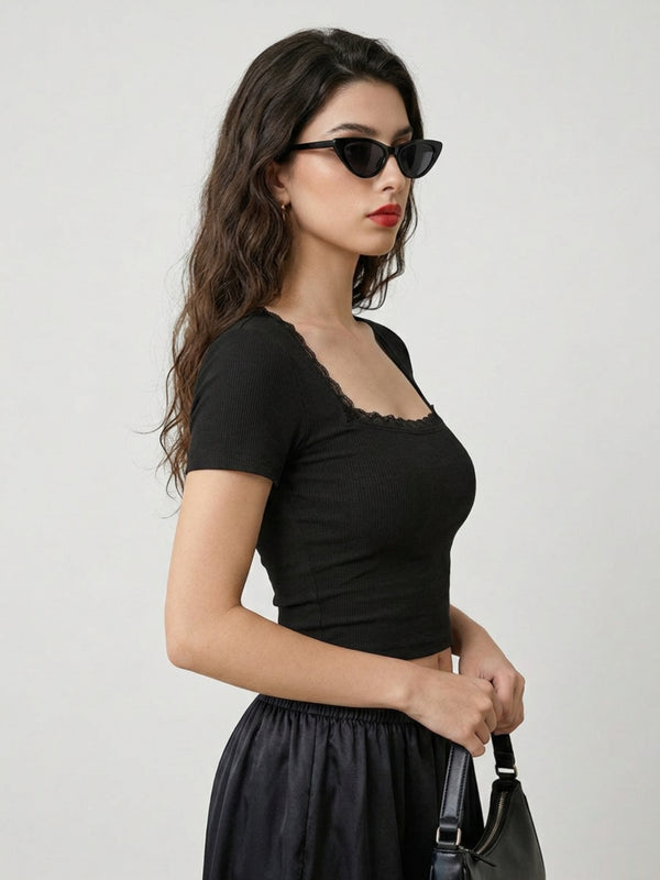 Black crop top view 11