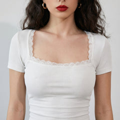 White crop top view 6