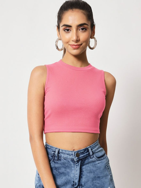 pink top