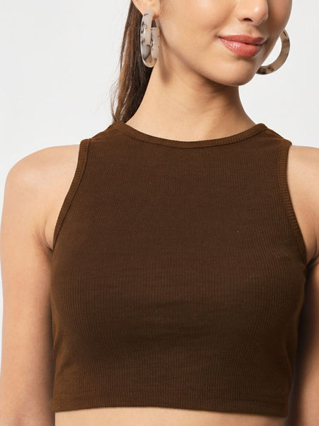 brown top