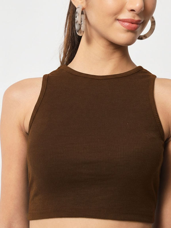 brown top