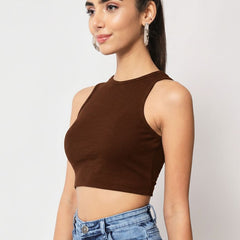 brown top