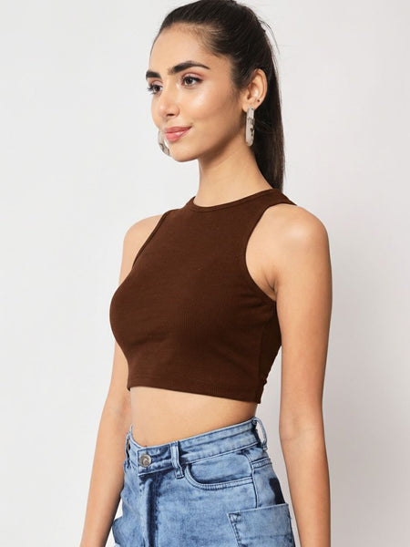 brown top