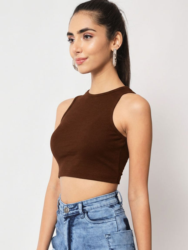 brown top