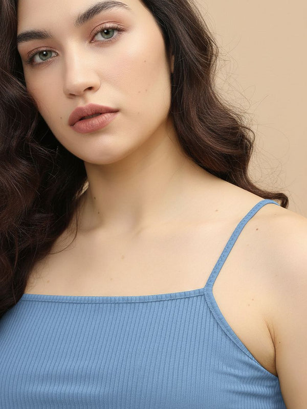 light blue top