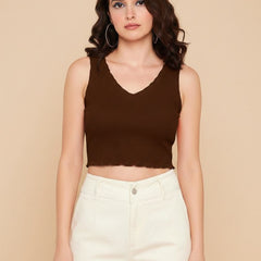 brown top