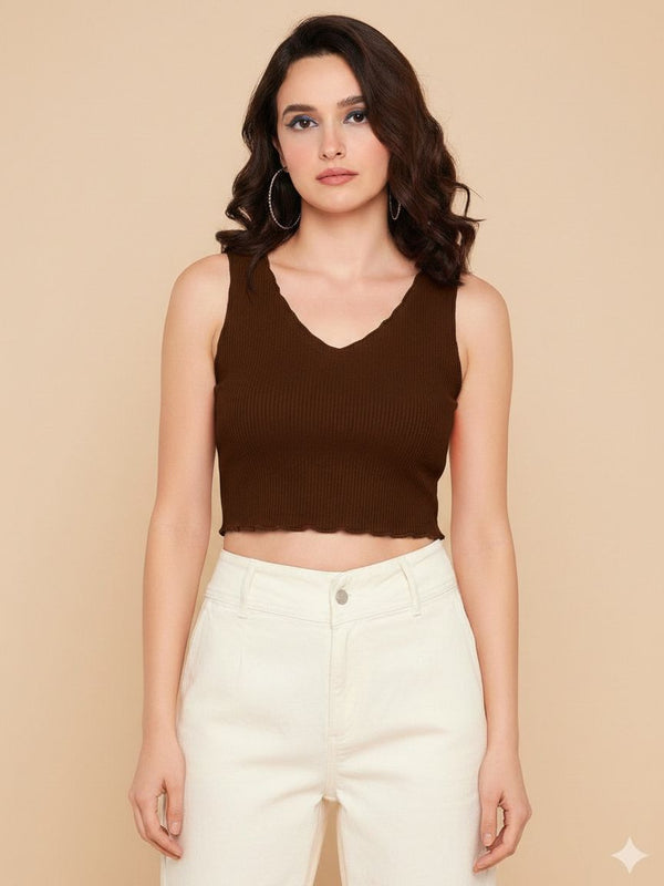 brown top