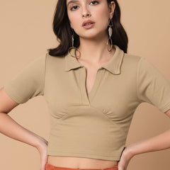 beige top
