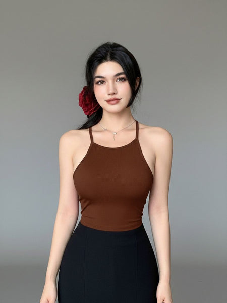 brown top