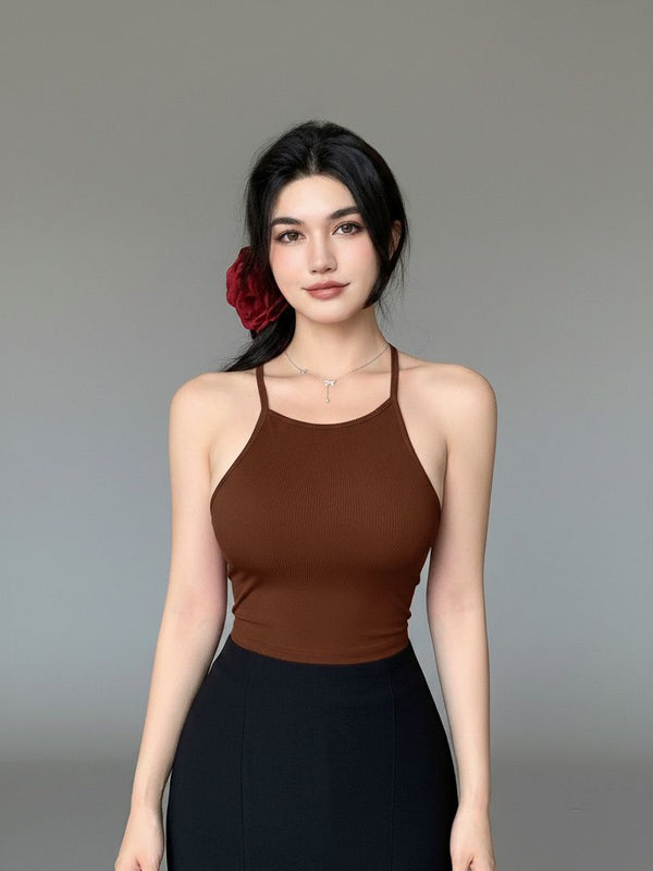 brown top