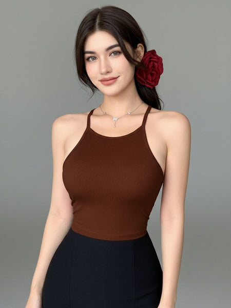 brown top