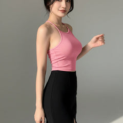pink top