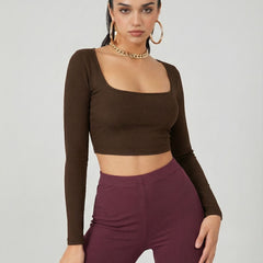 brown top