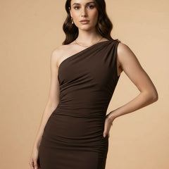 brown dress
