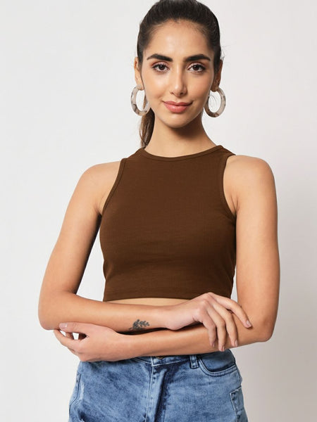 brown top