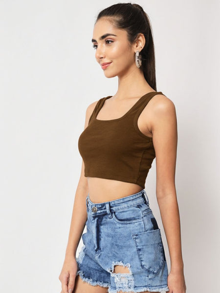 brown top