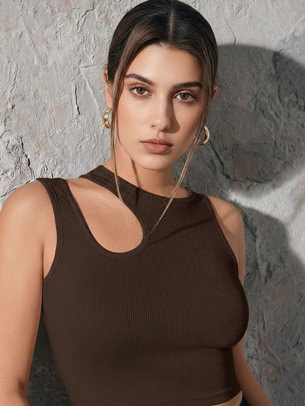 brown top