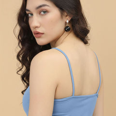 light blue top
