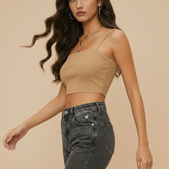 beige top