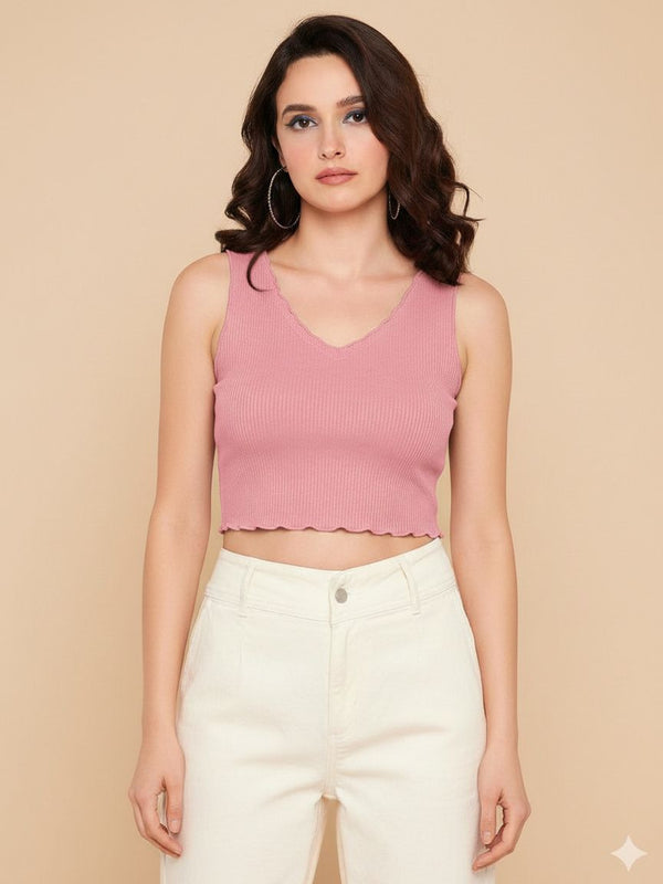 pink top