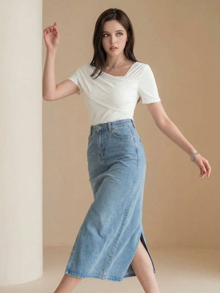 white top