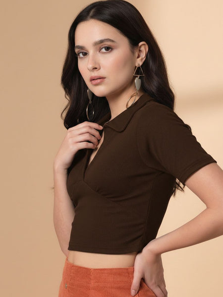 brown top